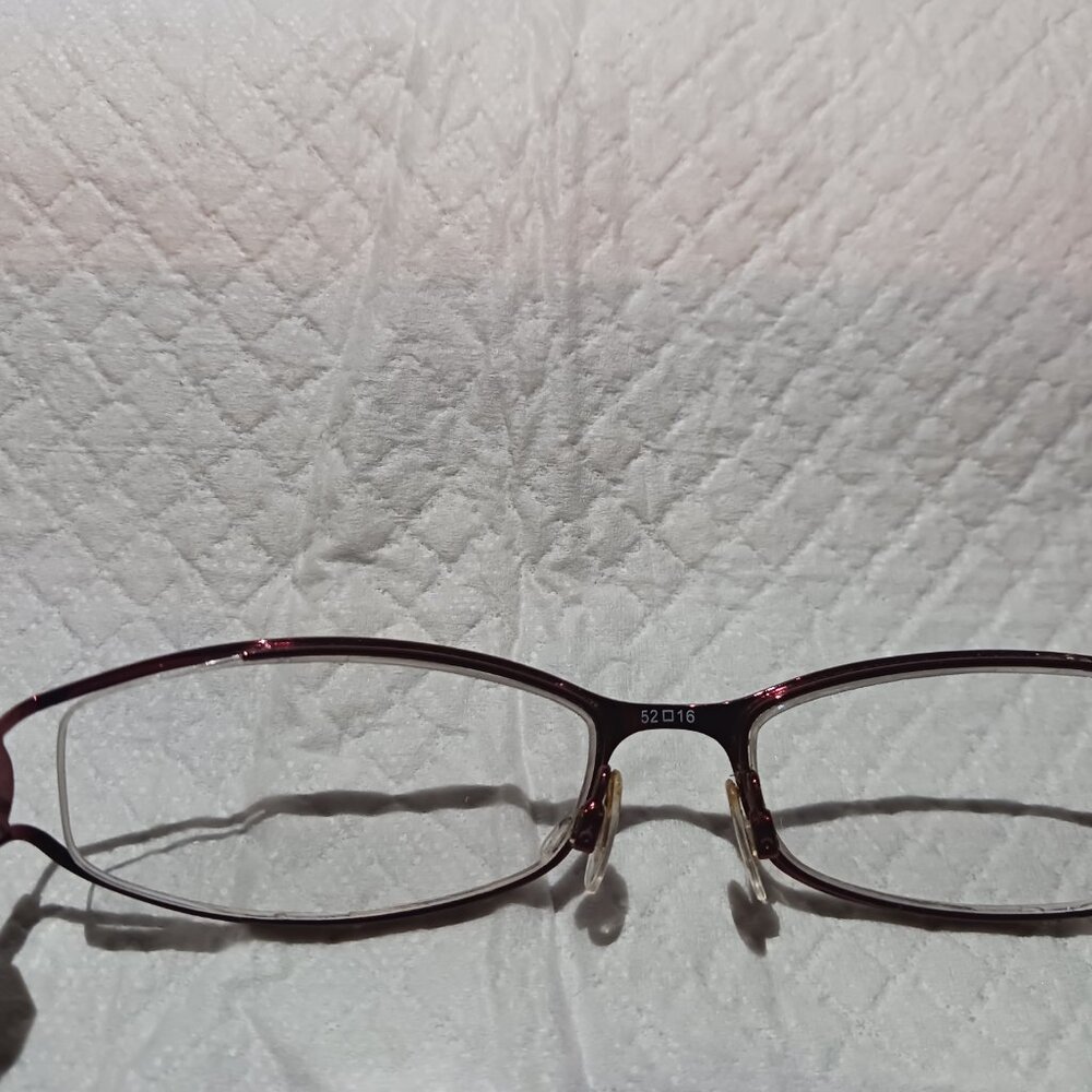 Daisy Fuentes Eva 52-16-135 Eyeglasses Frames Currant - Picture 6 of 14